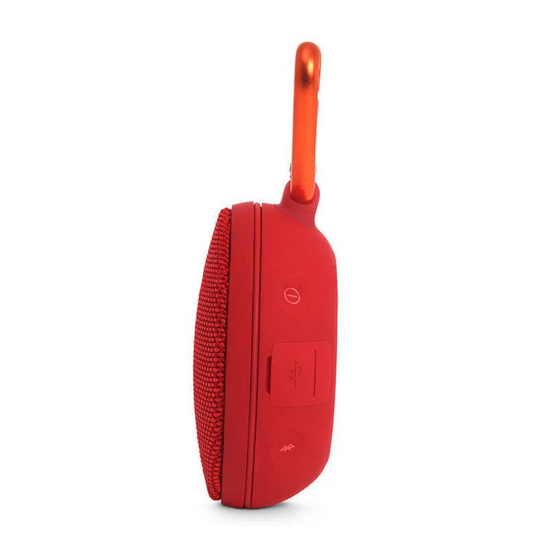 JBL Clip2 音乐盒2 蓝牙便携音箱 音响 户外迷你小音响 防水设计 高保真无噪声通话 红色图片