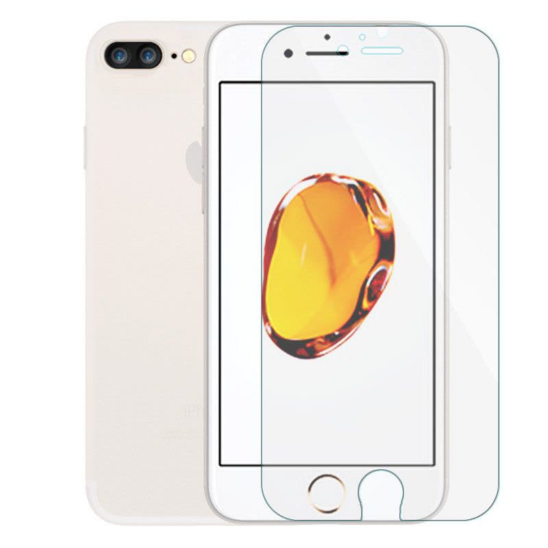 ESCASE 苹果iPhone8Plus手机壳保护壳苹果7Plus手机套TPU软壳防摔 赠送钢化膜 玻璃膜套装图片