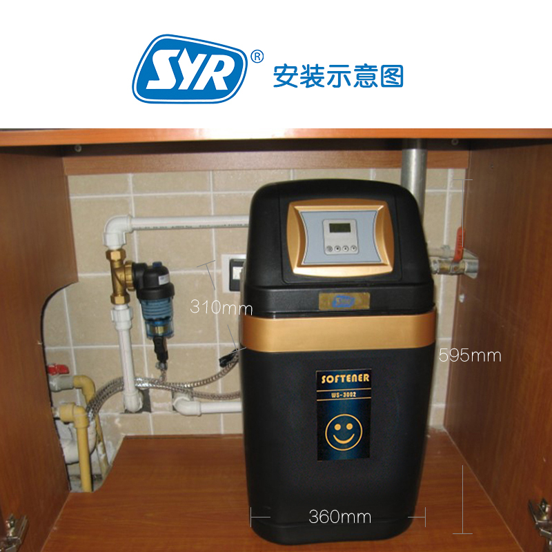 汉斯希尔(SYR) 家用净水器厨下式中央软水机1吨/时水质软化 WS-3001-07 高端家用全屋自来水过滤软水机其他