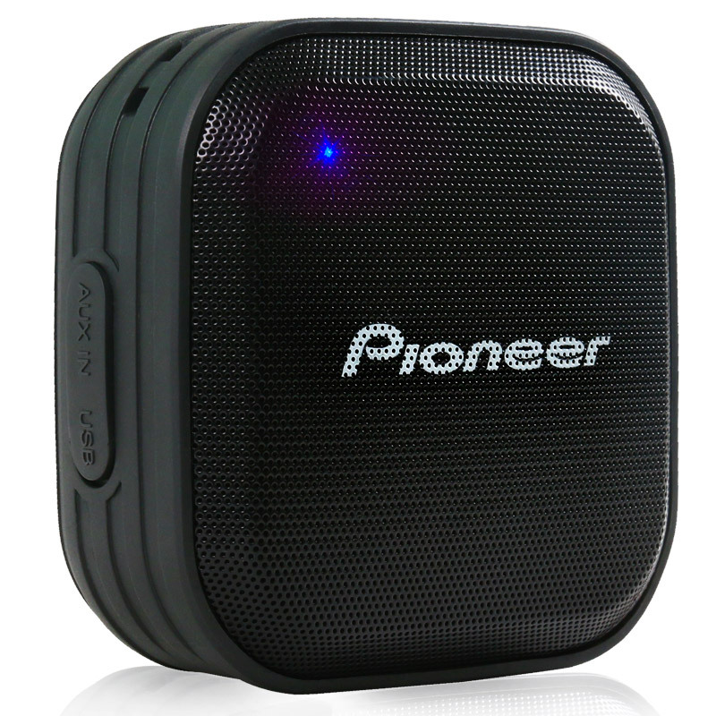 先锋(Pioneer)立体声防水便携蓝牙音箱 BA501 (黑色)