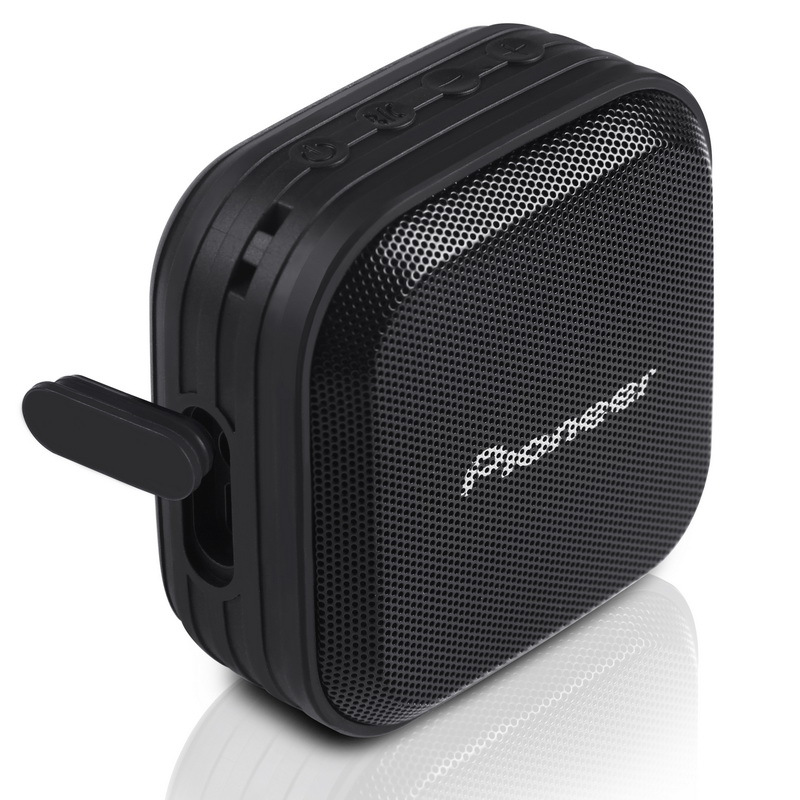 先锋(Pioneer)立体声防水便携蓝牙音箱 BA501 (黑色)