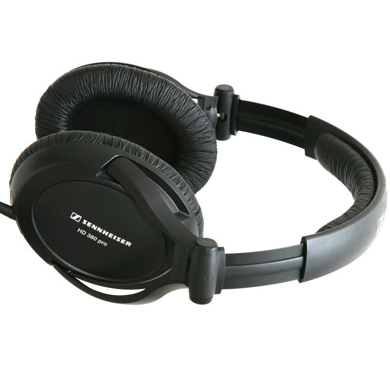 森海塞尔(Sennheiser) HD380 Pro 头戴式专业有线耳机 可折叠 黑色