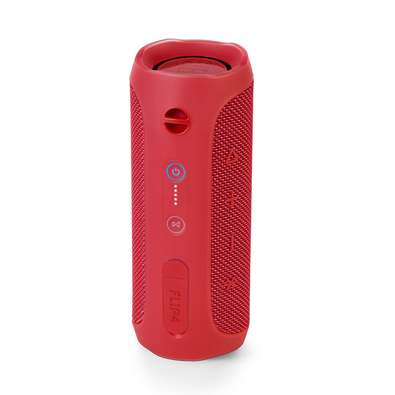 JBL Flip4 音乐万花筒4 蓝牙小音箱 音响 低音炮 防水设计 支持多台串联 便携迷你音响 音箱 魂动红JBL