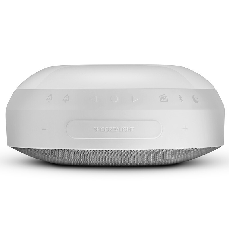 JBL HORIZON 音乐地平线 桌面立体声音箱 蓝牙小音箱+迷你音响 带闹钟 收音机 白色