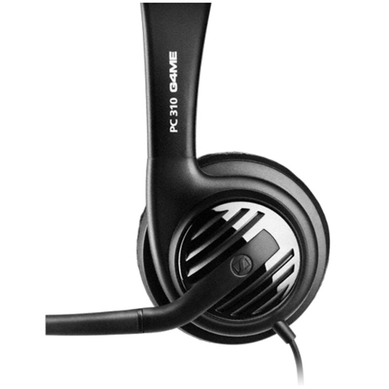 森海塞尔(Sennheiser) PC310 头戴式电脑通讯/游戏耳机 耳麦 双插口 黑色