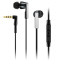 森海塞尔(Sennheiser) CX5.00i 入耳式手机通话耳机 Black 黑色 苹果版