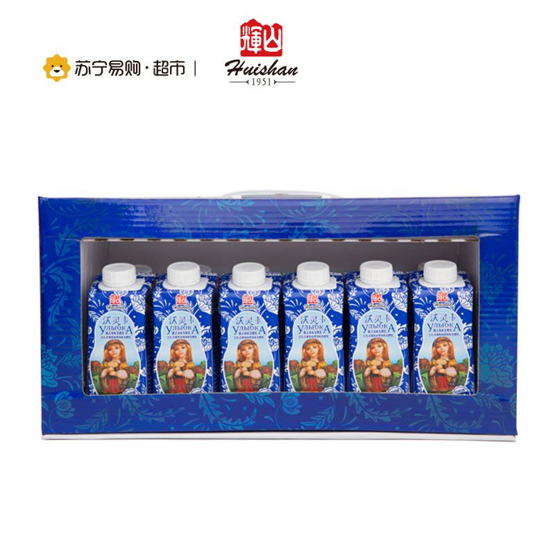 【苏宁超市】辉山 沃灵卡俄式风味发酵乳200g*12 礼盒装图片