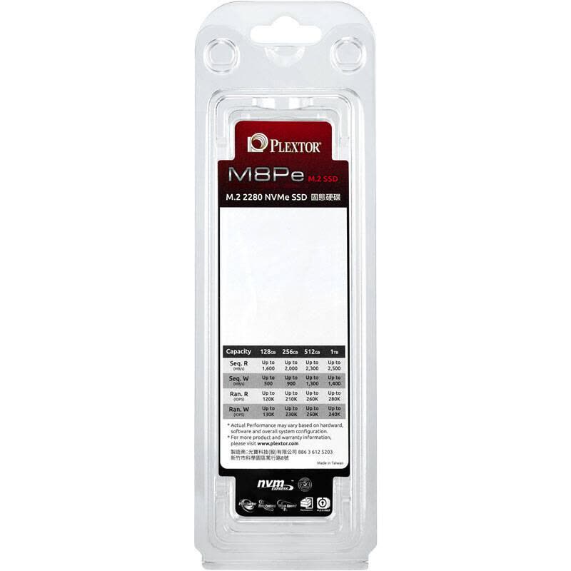 PLEXTOR M8PeGN 128GB SSD PCIe M.2 NVMe