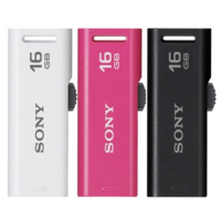 Sony/索尼 USM16GR (黑色)精锐系列 16GB 学生办公 商务 优盘 U盘16gb 数据救援功能
