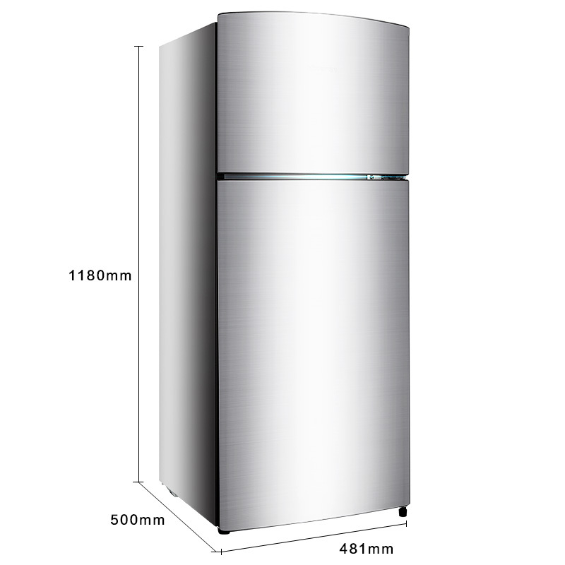 海信(Hisense)BCD-120C/A 120升 双门冰箱 家用保鲜 自感应温度补偿 快速冷冻 经济实用(流光银)