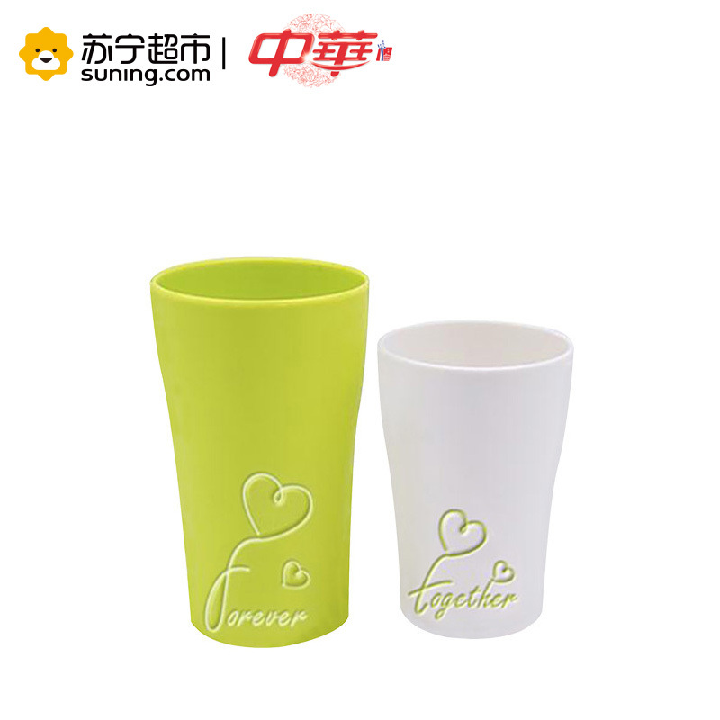 中华花清护清菊沁莲味牙膏180g+清菊百合味牙膏180g*2+情侣早安洗漱杯[联合利华]