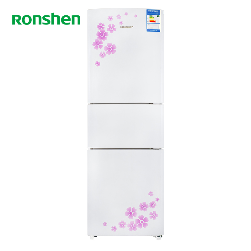 容声(Ronshen)BCD-202M/Q 202升 三门冰箱 光电保鲜 家用一级节能(花之韵)高清大图
