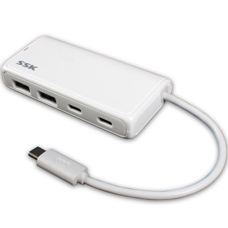 飚王(SSK) SHU811Type-c集线器hub usb
