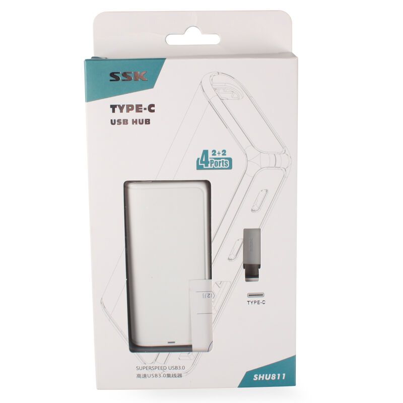 飚王(SSK) SHU811Type-c集线器hub usb