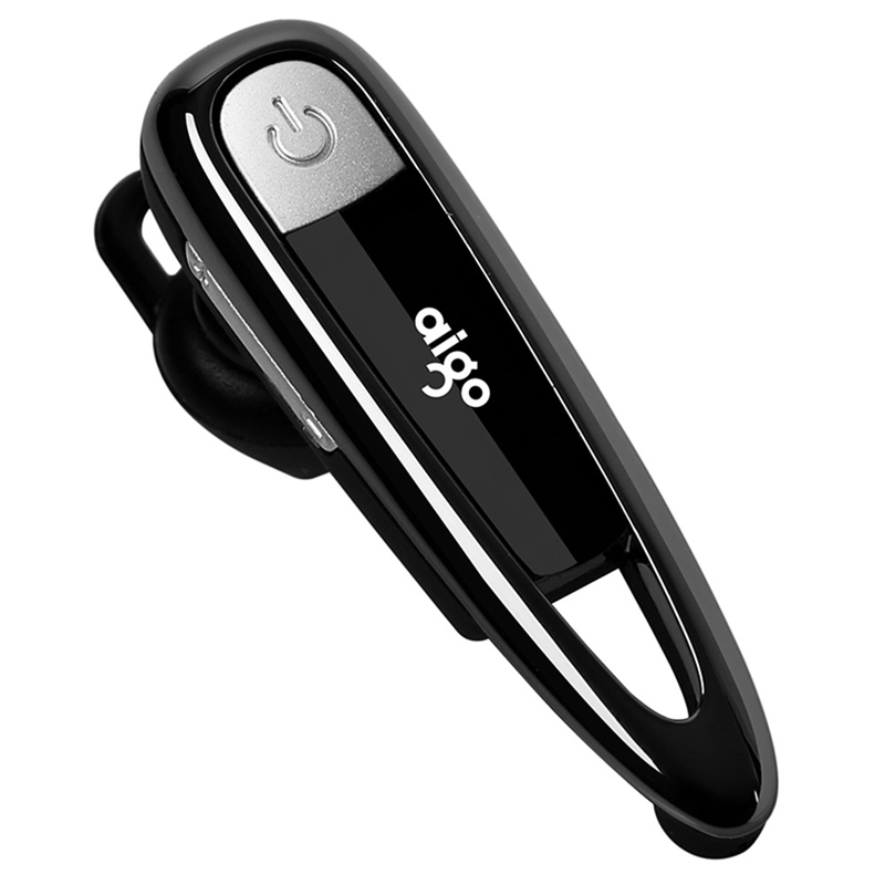 爱国者(aigo)蓝牙耳机 A70 迷你通用 挂耳式 无线蓝牙4.0 黑色高清大图