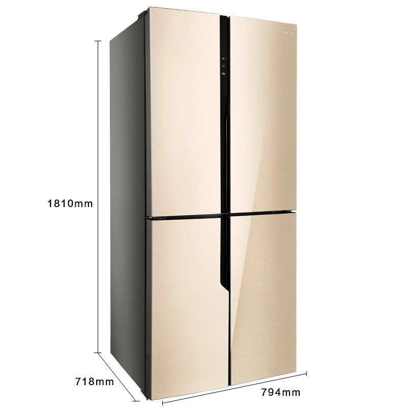 海信(Hisense) BCD-506TVBP/Q 506升 十字对开门冰箱 变频风冷(流光金)