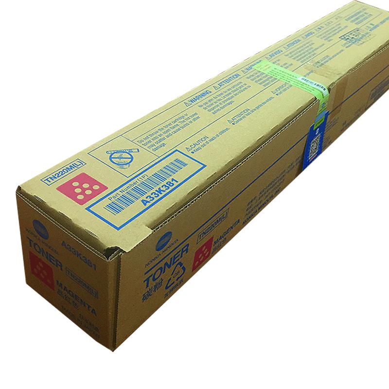 柯尼卡美能达(KONICA MINOLTA) TN220M-L 品红色低容装 墨粉/碳粉 适用机型 C221/7122
