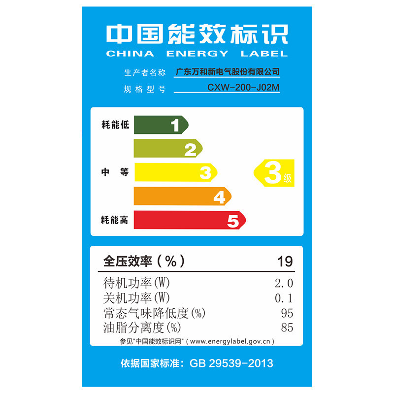 万和(Vanward)侧吸式油烟机CXW-200-J02M 14立方触控式