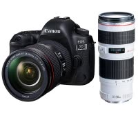 佳能(Canon) EOS 5D4(24-105F4 II+70-200F4)数码单反相机 双镜头套装 约3040万像素