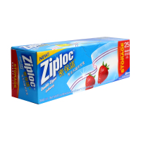 ziploc双重夹链密实袋 保鲜袋(25袋)110g
