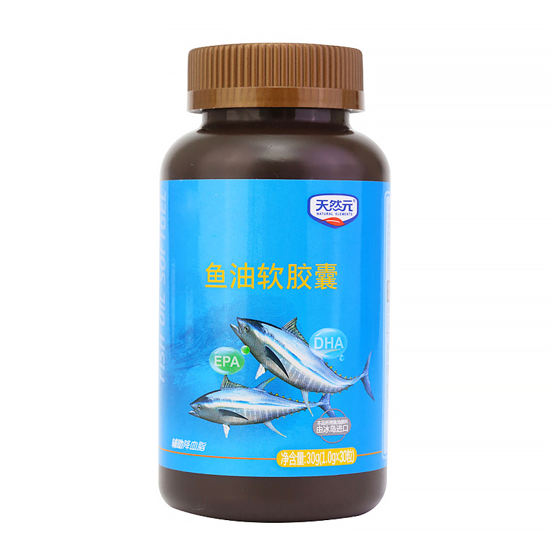 [苏宁超市]天然元鱼油软胶囊1g*30粒