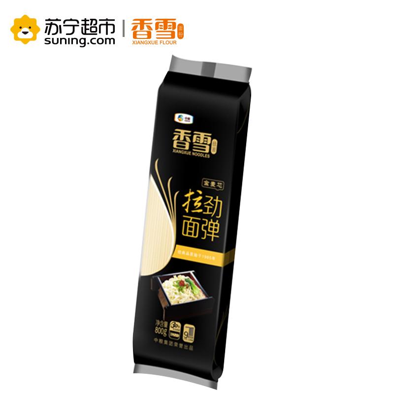 香雪(XIANGXUE)金麦芯劲弹拉面800g/袋 汤面 捞面 炒面 中粮出品