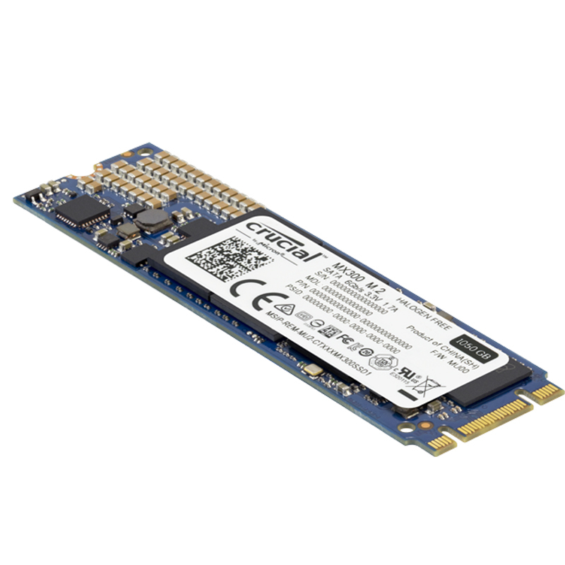 英睿达（Crucial）MX300系列 1TB M.2接口 SSD固态硬盘