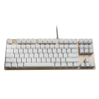 屠灵(iTuff) K10 87键全彩合金版背光机械键盘 白色青轴