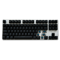 屠灵(iTuff) K10 87键全彩合金版背光机械键盘 黑色青轴