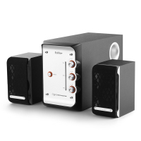 漫步者(Edifier) E3100多媒体电脑笔记本音箱2.1木质低音炮音响 黑色