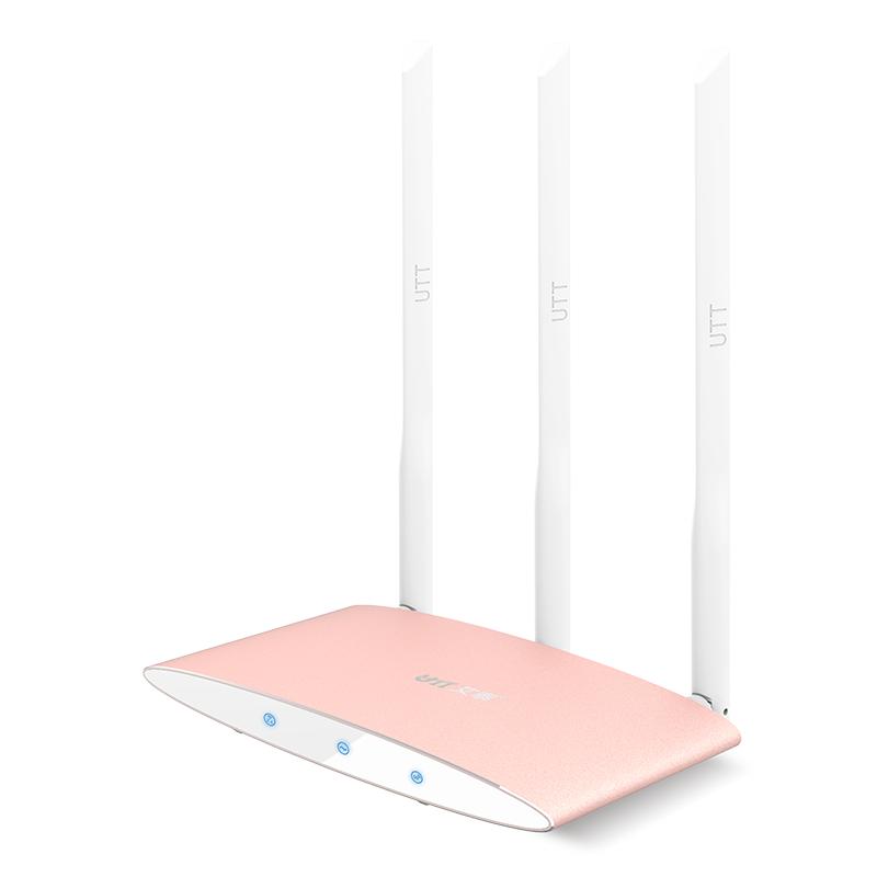 艾泰(UTT)A755W 家用女神版 11AC双频750M智能无线路由器 无线wifi穿墙 玫瑰金