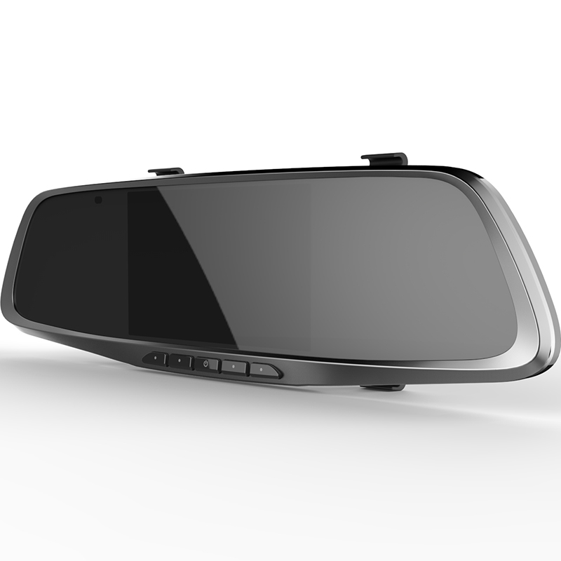 360行车记录仪后视镜版 J521 5.0英寸高清大屏 广角星光夜视 智能手势拍照 树脂镜头 wifi连接 黑色高清大图