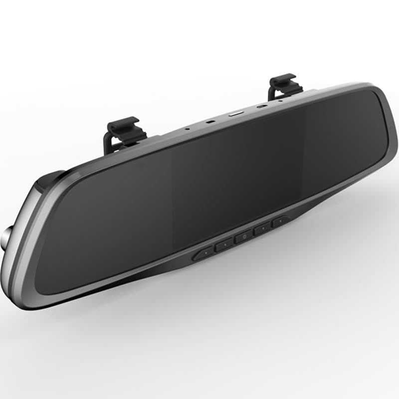 360行车记录仪后视镜版 J521 5.0英寸高清大屏 广角星光夜视 智能手势拍照 树脂镜头 wifi连接 黑色图片