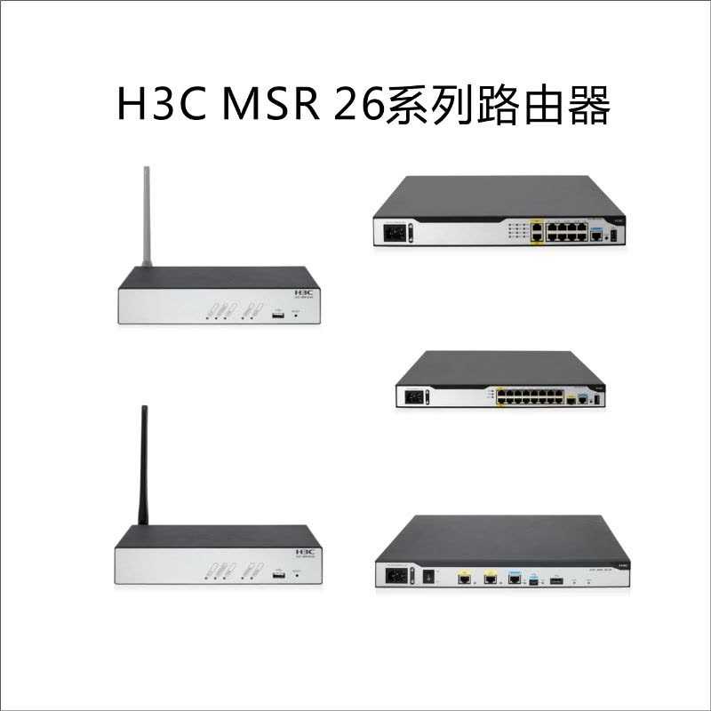 H3C MSR 26-00-10开放多业务路由器图片