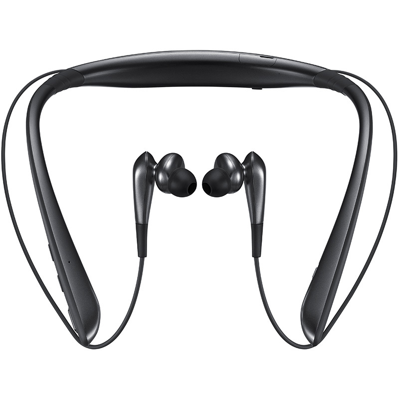 三星 SAMSUNG Level U Pro ANC 项圈式主动降噪 无线蓝牙运动音乐耳机(魔力黑)