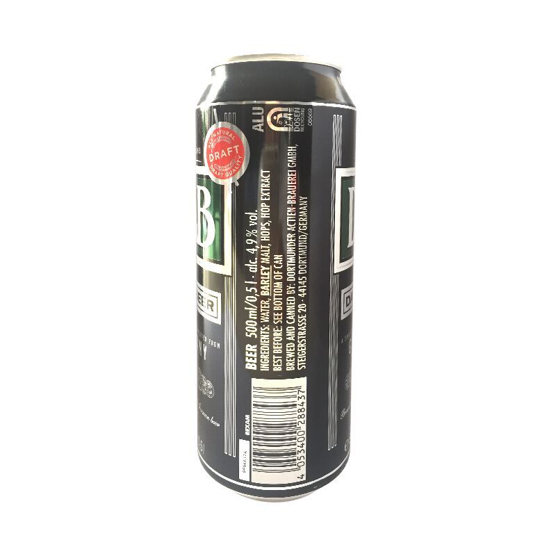 德国DAB大奔啤酒黑啤听装 500ml*24