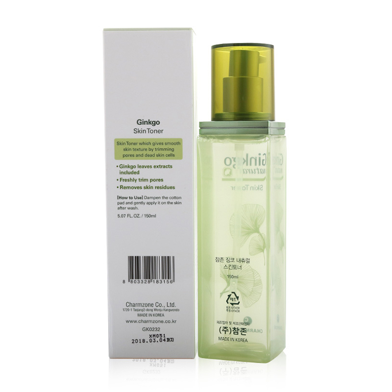 婵真银杏清爽盈润爽肤水 150ML