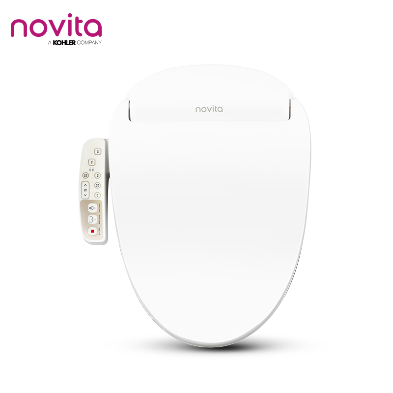 科勒诺维达智能马桶盖BD-OK353T长款进口加热冲洗洁身器坐便盖板（即热带暖风）