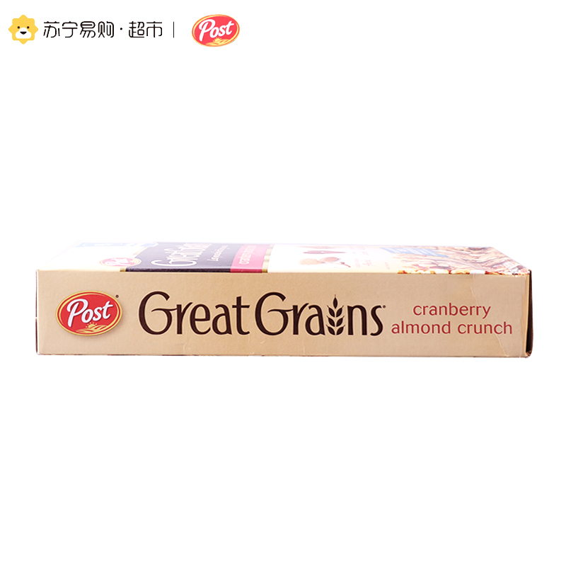 美国进口 宝氏精选蔓越莓果仁麦片 396g