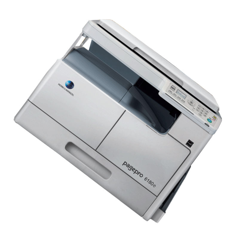 柯尼卡美能达(KONICA MINOLTA)bizhub pagepro 6180e A3黑白多功能复合机 16页/分 打印复印扫描(含盖板+单纸盒)