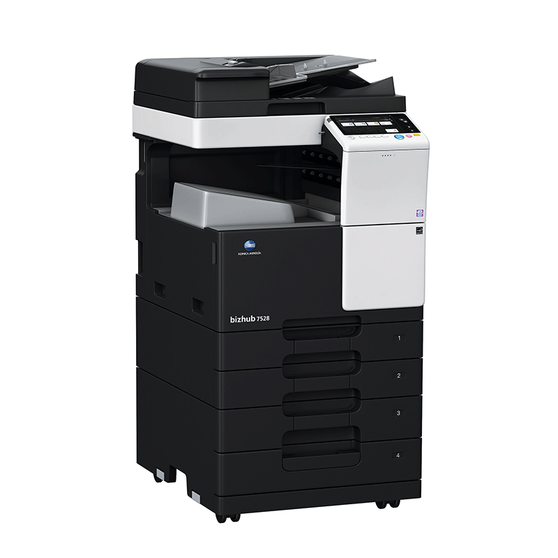 柯尼卡美能达(KONICA MINOLTA) bizhub 7528 A3黑白复合机 28页/分 打印复印扫描(含输稿器+双纸盒+双面单元)高清大图