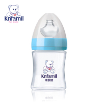 康婴健宽口径防摔PP奶瓶 (黄)