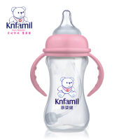 康婴健宽口径防吐防滑PP奶瓶 ( 绿 )
