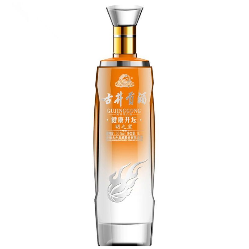古井贡酒 健康开坛白酒 明之道 浓香型 50度 1000mlx6瓶 整箱装