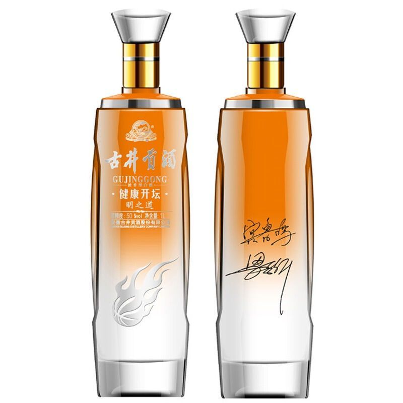古井贡酒 健康开坛白酒 明之道 浓香型 50度 1000mlx6瓶 整箱装