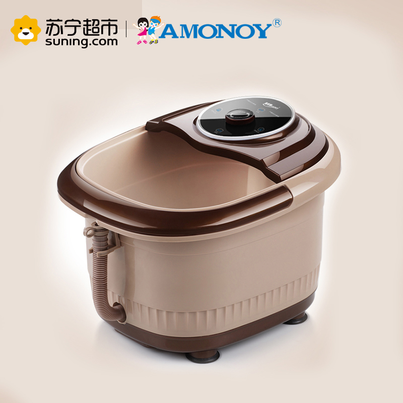 雅美娜(AMONOY)足浴盆ZYP-9401BX 自助机械恒温加热 12滚轮按摩 泡脚盆足浴器