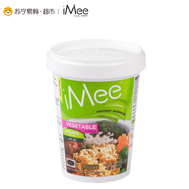 艾米 蔬菜味方便面(油炸面)65g/杯 泰国进口