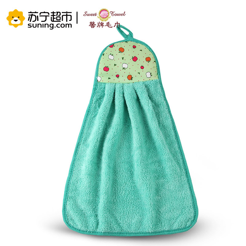 馨牌 卡哇伊擦手巾 加厚加大强吸水柔软舒适擦手巾 28*38cm 绿色