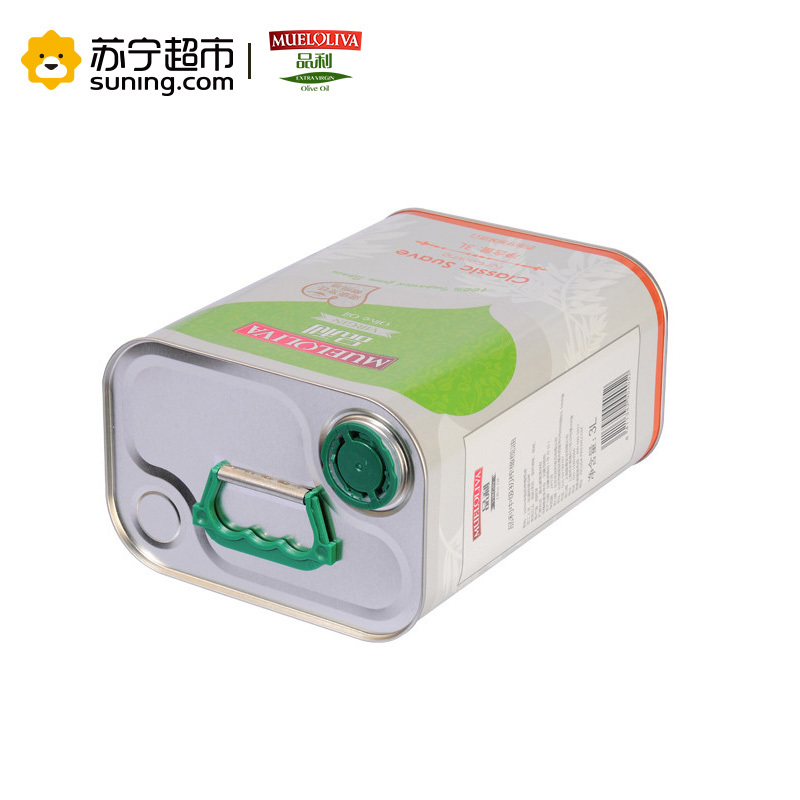 品利 (MUELOLIVA) 中级初榨橄榄油3L桶装 西班牙进口