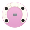美妙(Mimir)健康秤 MD-07 粉色圆形称 钢化玻璃面板 LCD显示屏 夜视功能 体重秤 电子秤